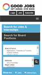 Mobile Screenshot of goodjobs.com.au